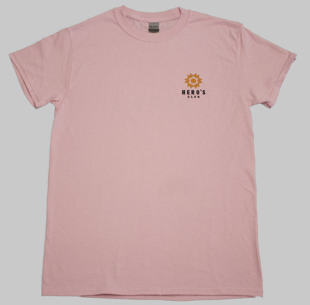 Hero’s Club T-shirt 2021Summer PINK／ヒーローズクラブTシャツ 2021夏 ピンク